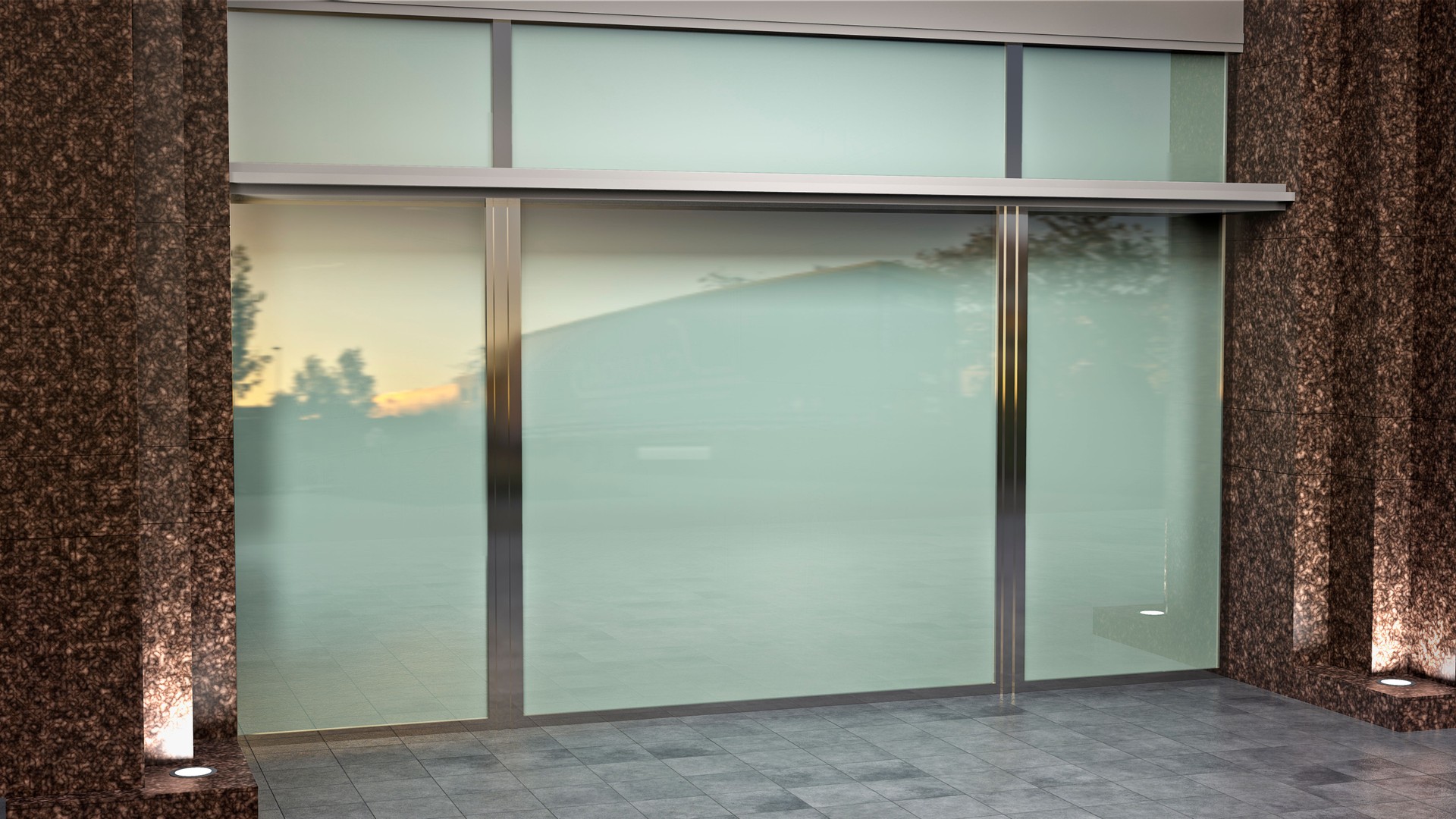 store display in mall 3d illustration